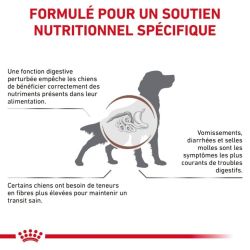Formulation de la pâtée Royal Canin Gastrointestinal High Fibre assurant un soutien nutritionnel spécifique