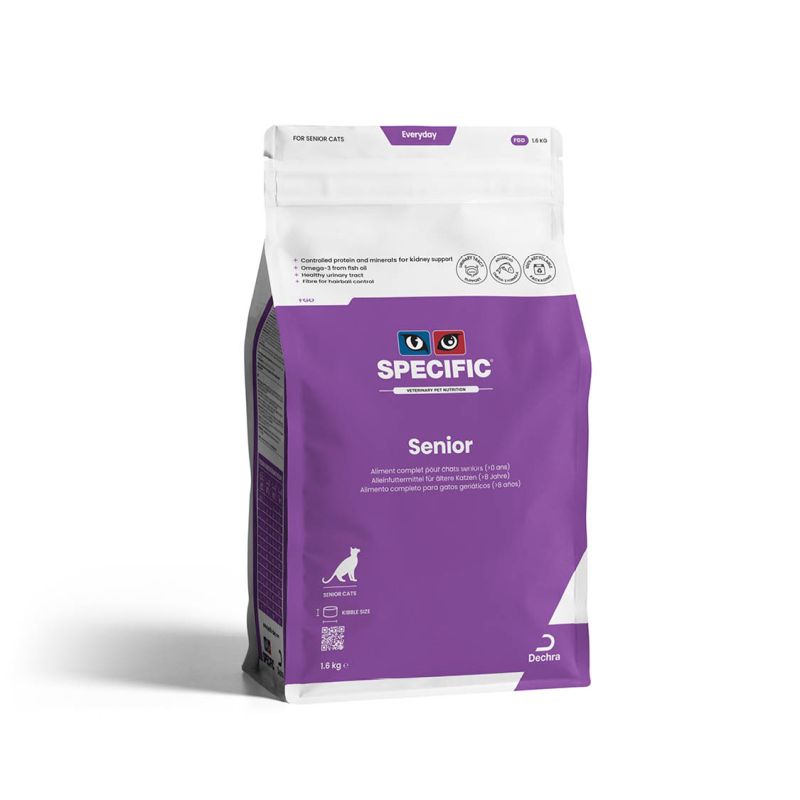 Croquette Specific FGD Senior formulée pour chat sénior - Sac de 1,6 kg